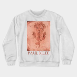 New Angel (1920)  by Paul Klee Crewneck Sweatshirt